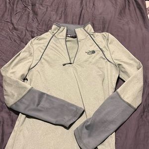 The North Face quarter zip up